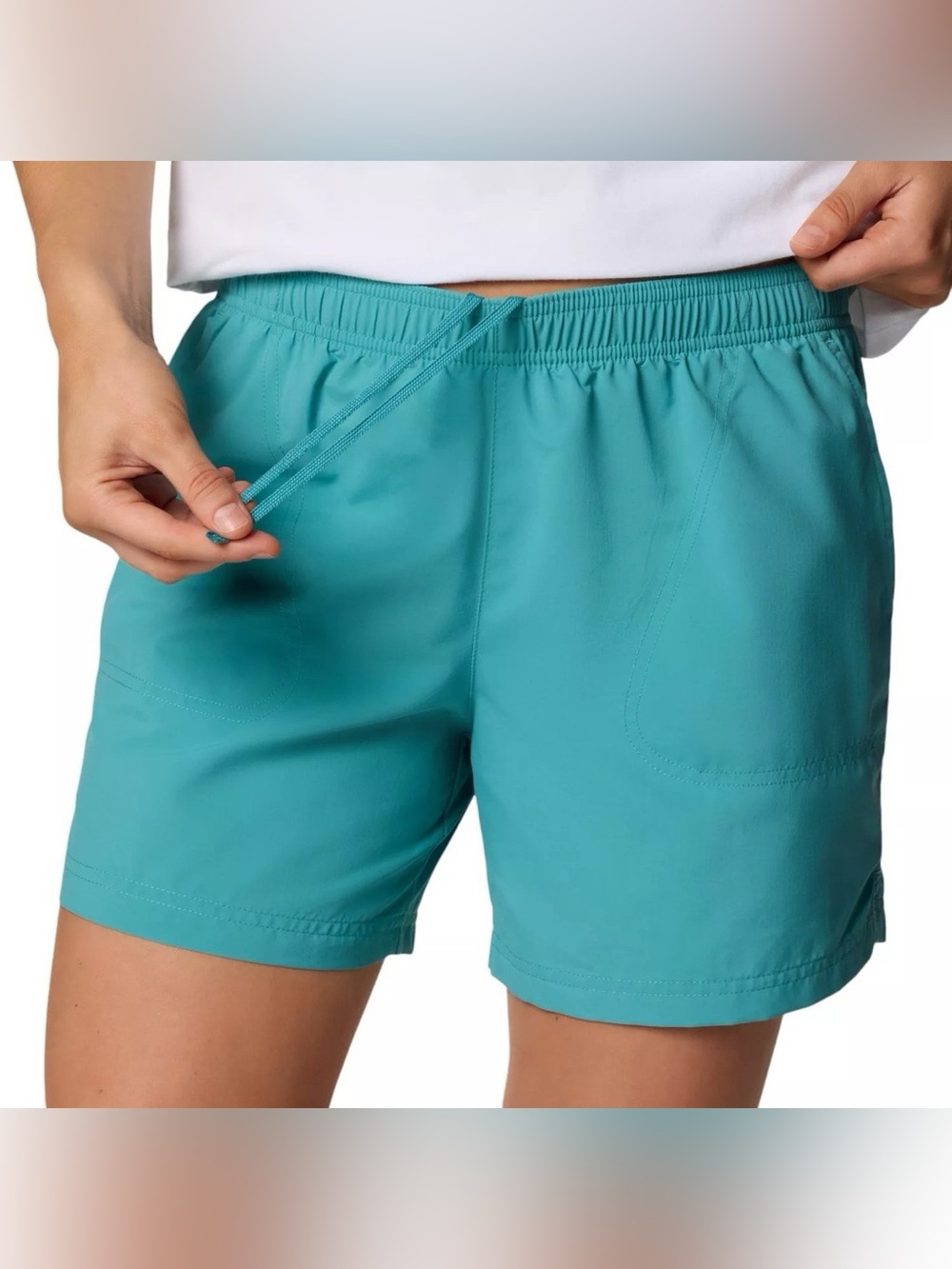 Columbia Sandy River Women's Teal Quick-Dry Shorts - Active Everyday